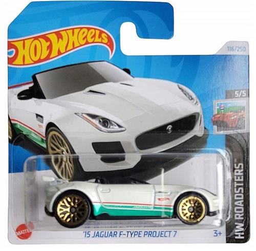 Hot Wheels 2015 Jaguar F-Type Project 7 Roadster 1:64 Schaal
