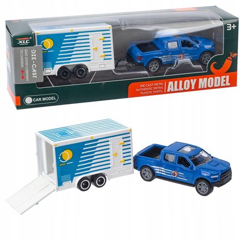 Metal Off-Road Auto met Caravan voor Kinderen