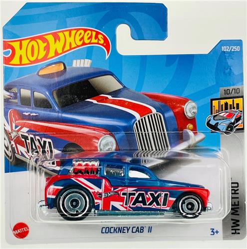 Hot Wheels Cockney Cab II Metro 1:64 - Modelauto HCW55