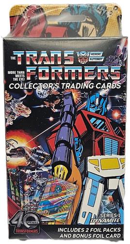 2024 Transformers 40th Anniversary Trading Cards 2 Pack Hanger Box