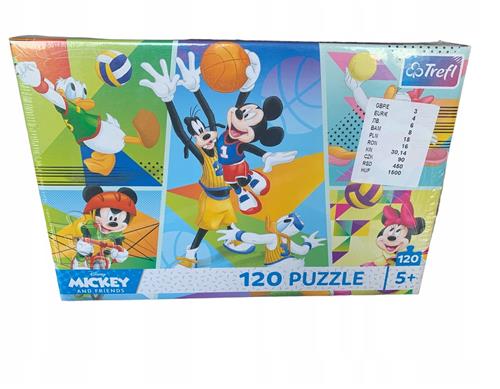 Trefl Puzzel Mickey en Vrienden 120 Stukjes - Educatief en Leuk