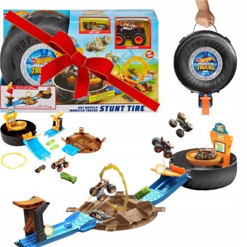 Hot Wheels Monster Trucks Stuntband: Stuntarena met lanceerinrichting