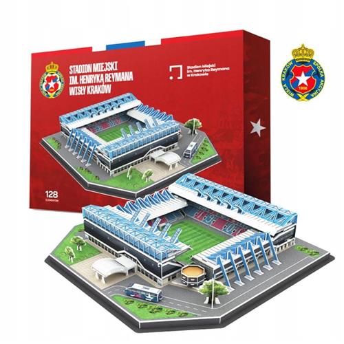 3D Wisa KrakÃ³w Stadionpuzzel - 128 Elementen
