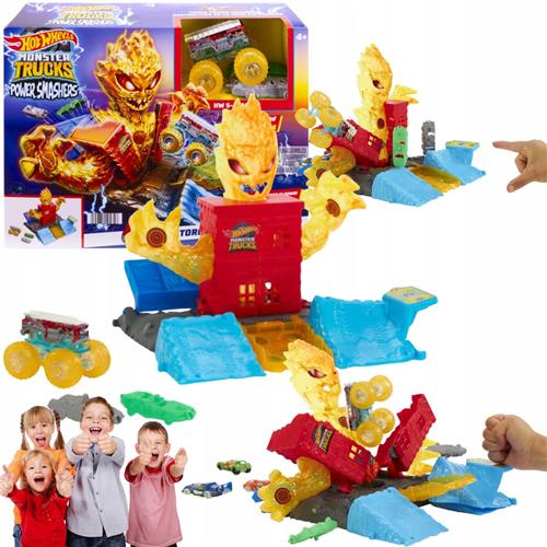 Hot Wheels Monster Trucks 5 Alarm Vuur Toren Arena Smashers met Auto