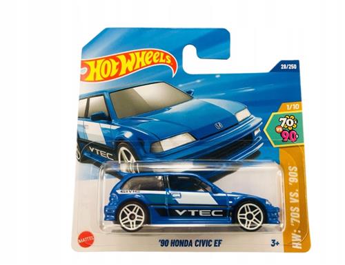 Hot Wheels 2025 '90 Honda Civic EF HYW81 28/250 - Schaal 1:64