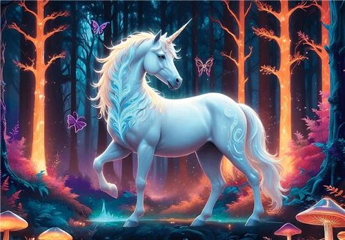 Trefl Mystieke Eenhoorn Puzzel 1000 Stukjes Premium Kwaliteit