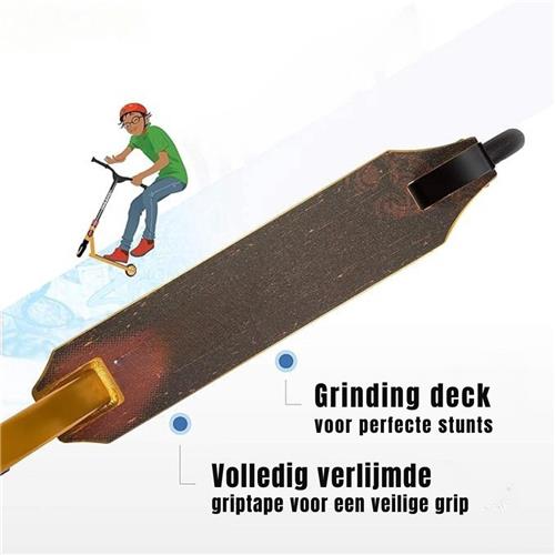 Thuys  Stuntstep Volwassenen  Jongen  Meisjes  Goldfinger  69cm x 54cm x 88cm