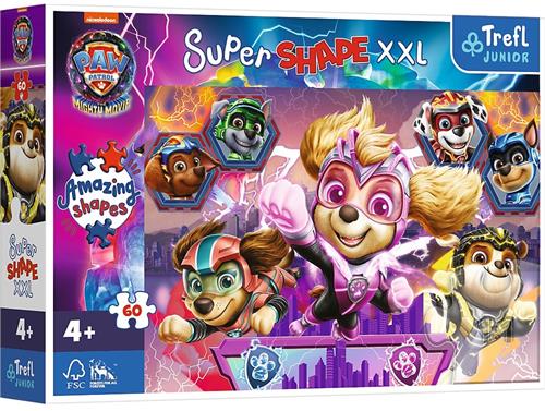 Puzzle 60 XXL Super Shape Wesoe pieski Psi Patrol 50036 - Puzzel 60 XXL Super Shape Vrolijke hondjes Psi Patrol 50036