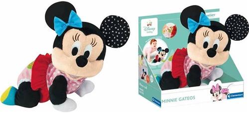 Minnie Mouse Knuffel Baby 26x23x16 cm - Zacht, interactieve geluiden en leuk maatje voor kinderen vanaf 6 maanden