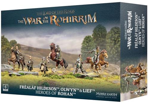 Games Workshop - Middle Earth - FrÃ©alÃ¡f Hildeson, Olwyn & Lief - Heroes of Rohan (30-99)