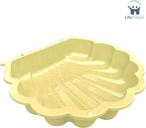 LifeStages - Zandbak Schelp - Zand- Of Waterschelp - Zandbak Zonder Deksel - 1 Stuk - Kleur: Zand