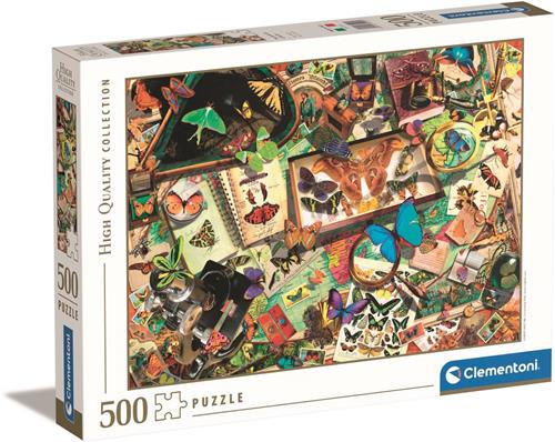 Clementoni - Puzzel - 500 Stukjes - The Butterfly Collector - Puzzel Voor Volwassenen - High Quality Collection