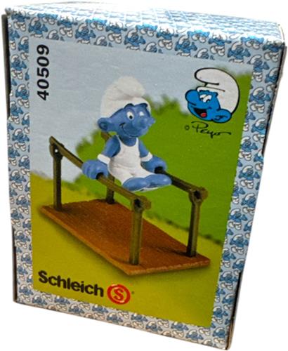 Smurf op rekstok - De smurfen - Schleich - 7 cm
