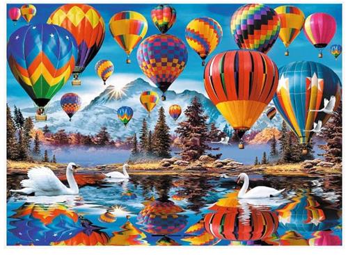 Jumbo Premium Quality Puzzel  Balloons  1000 Stukjes