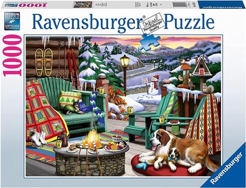 Puzzle 1000 Zimowy odpoczynek - Puzzel 1000 Winterrust