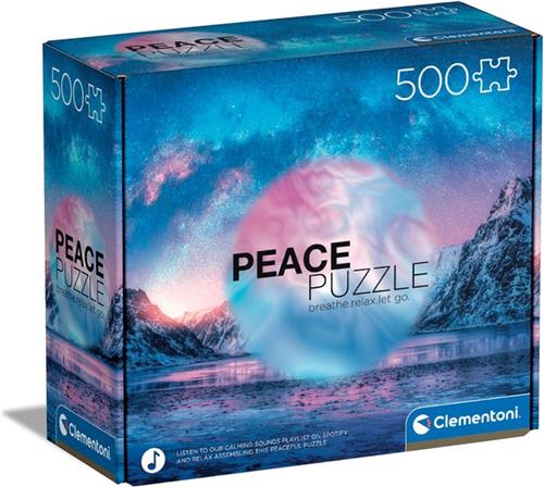 Clementoni - Puzzel - 500 Stukjes - Peace Puzzel - Puzzel Voor Volwassenen