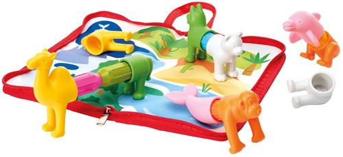 Spel My First Animals Around The World educatief speelgoed dieren.