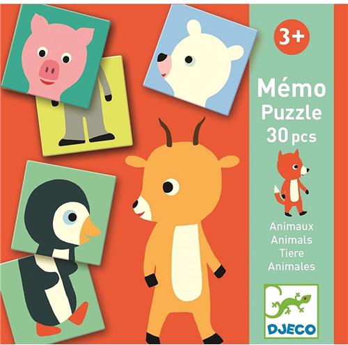 Djeco Dieren Geheugenspel | Voor Kinderen | 30 stuks