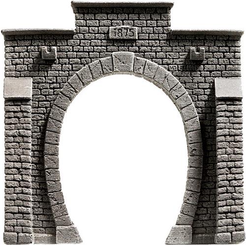 Tunnelportaal, enkelspoor
