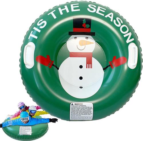 Goodivery Â® Aufblasbare Schneerutsche FÃ¼r Erwachsene | Voor plezier met Griffen - Winterspeelgoed voor activiteiten Rettungseinsatz Rodelen, 30 x 19 x 4 cm; 0,85 kg, groen