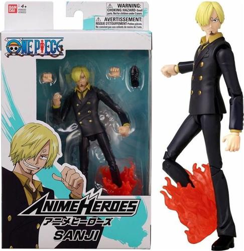 Bandai Namco Sanji Action Figure - Gearticuleerd - 17 cm - Vanaf 4 jaar