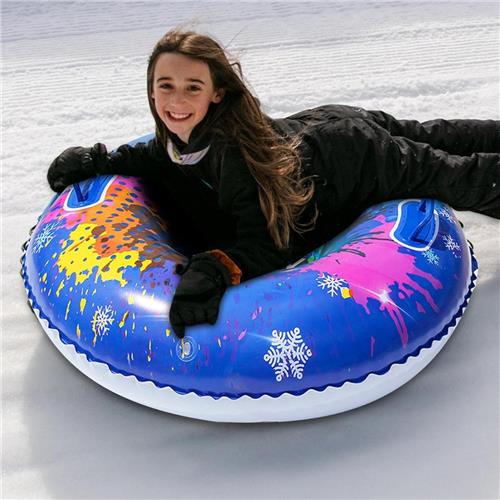 Goodivery Â® voor Kinder,Anti-Rutsch - Aufblasbarer Rodelen voor Outdoor Schneesport,FamilienaktivitÃ¤ten im Schnee voor Kinder en Erwachsene, 21 x 21 x 5,5 cm; 0,6 kg, blauw
