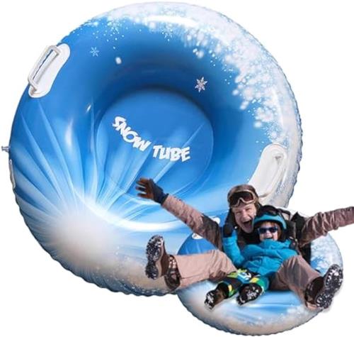 Goodivery Â® Aufblasbarer Schneeschlitten | met Griffen | Winterspelen voor parken HinterhÃ¶fe StrÃ¤nde Weihnachten Abenteuer Sport Rettung Zandactiviteiten, 30 x 19 x 4 cm; 0,85 kg, blauw