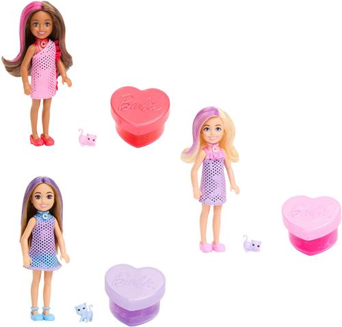 Mattel Barbie pop Chelsea Glam Party - verrassingsspeelgoed voor kinderen.