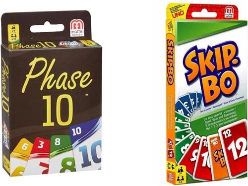 Spellenbundel - Kaartspel - 2 stuks - Phase 10 & Skip-Bo