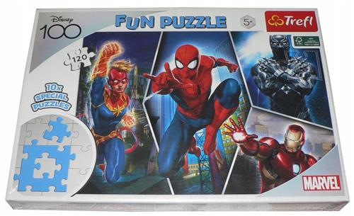 Trefl Spider-Man Puzzel 120 Stuk - Puzzel in Puzzel