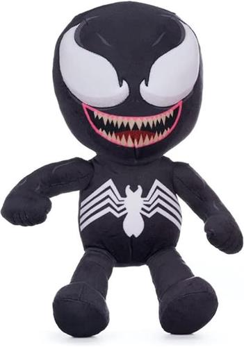 Venom - Spiderman Villains Pluche Knuffel 32 cm {Marvel Movie Spider-Man Plush Toy | Spider Man Speelgoed knuffelpop voor kinderen jongens meisjes | Venom, Carnage, Doctor Octopus, The Lizard, Green Goblin}