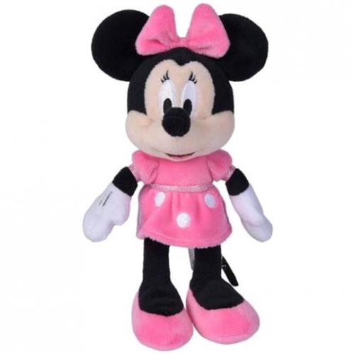Minnie Mouse (Roze) Disney Pluche Knuffel 20 cm - Speelgoed Knuffels voor Kinderen Jongens Meisjes - Mickey Mouse, Katrien Daisy, Goofy, Donald Duck, Pluto