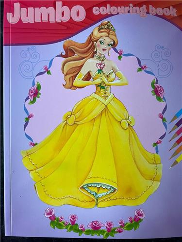 Kleurboek mega dik met verschillende kleurplateten JUMBO KLEURBOEK