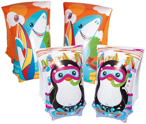 Bestway 32102 - Zwembandjes voor Kinderen - 30 x 15 cm - Haai of PinguÃ¯n