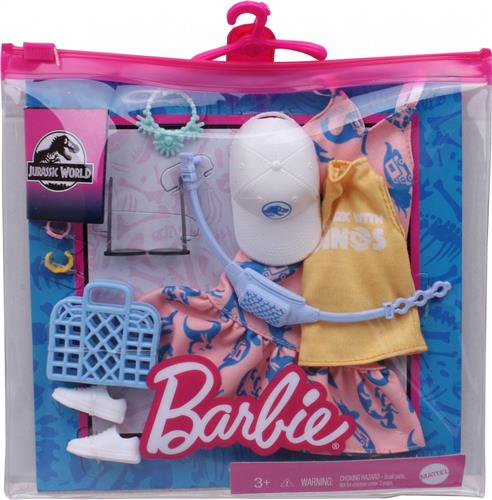 Barbie Poppenkledingset Fashion Storytelling Geel 11-delig