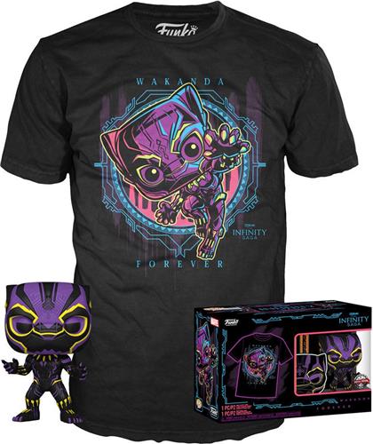 Marvel - Bobble Head POP NÂ° xx - Black Panther + Tee (m)