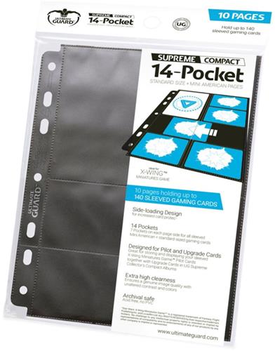 Ultimate Guard 14-Pocket Supreme Compact Pages - Mini American Card Holder