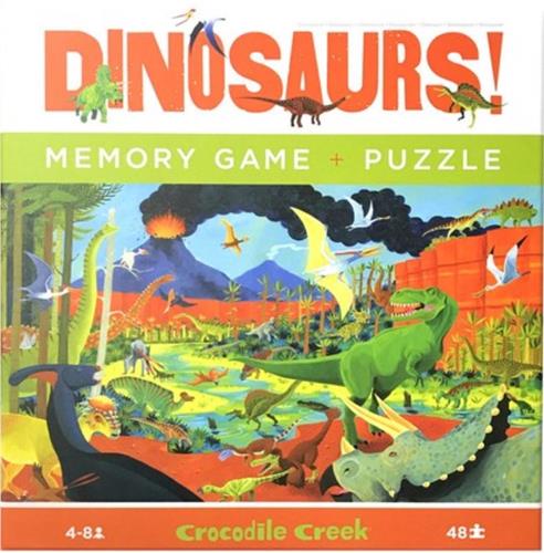 Crocodile Creek en puzzel Dinosaurussen