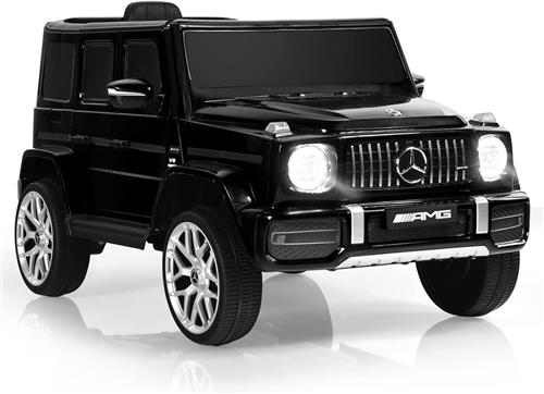 COSTWAY Mercedes Benz Elektrische kinderauto met muziek en koplampen, elektrische auto 3-5 km/u, incl. 2,4 G afstandsbediening, voor kinderen vanaf 3 jaar oud