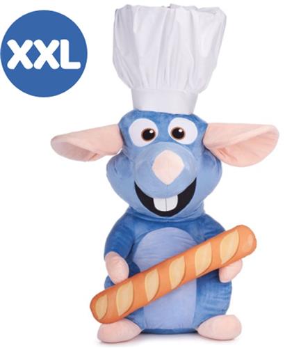 Ratatouille Remy met Stokbrood Disney Pluche Knuffel XXL 110 cm