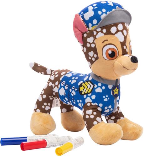 Paw Patrol knuffel Doodle pup 23 cm - kleurplezier voor kinderen.