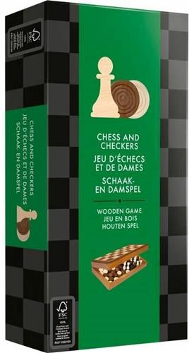 Bordspel Asmodee Chess and Checkers Set (FR)