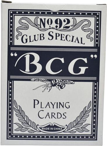 BCG Poker Kaarten No. 92 Club Special Zwart