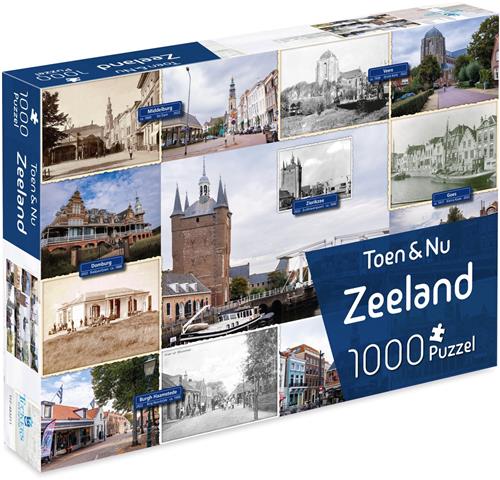Toen & Nu Puzzel - Zeeland (door fotograaf Robert Mulder) - 1000 stukjes - Tucker's Fun Factory Legpuzzels