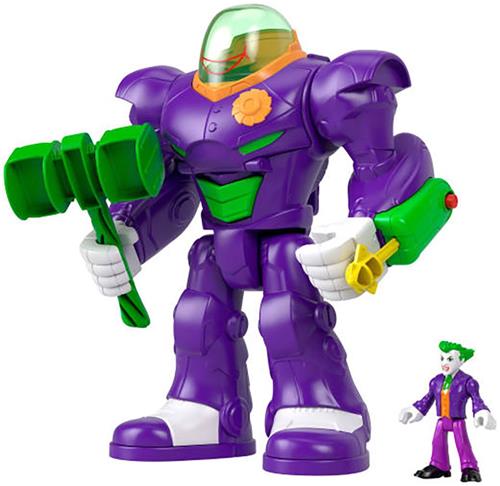 Fisher Price Imaginext Dc Super Friends Joker Hammer Mech Figuur Paars