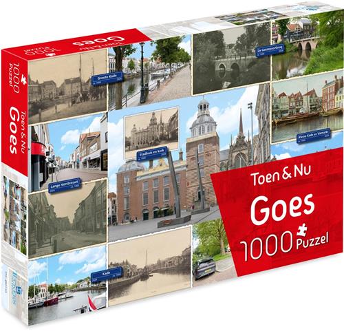 Toen & Nu Puzzel - Goes (door fotograaf Robert Mulder) - 1000 stukjes - Tucker's Fun Factory Legpuzzels