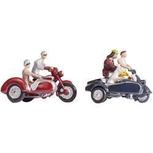 Speelgoed | Model Kits - Motorradfahrer 4 Figuren Mit 2 MotorrÃ¤dern