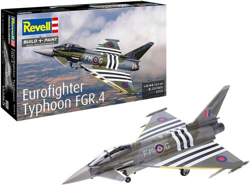 Revell Modelbouwpakket Vliegtuigen - 03753 Eurofighter Typhoon FGR.4 - Britse Straaljager Plastic - 1:48 - Modelbouw