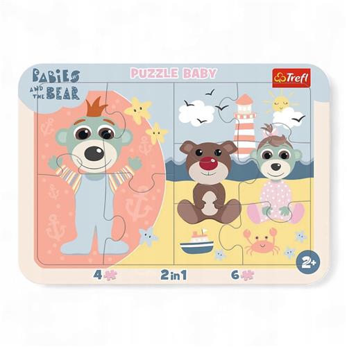 Trefl Puzzel Baby Bobaski in Muis 10 Stukjes