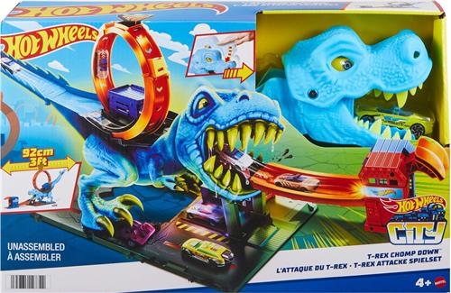 Hot Wheels City T-Rex Hapklaar, SIOC, speelset